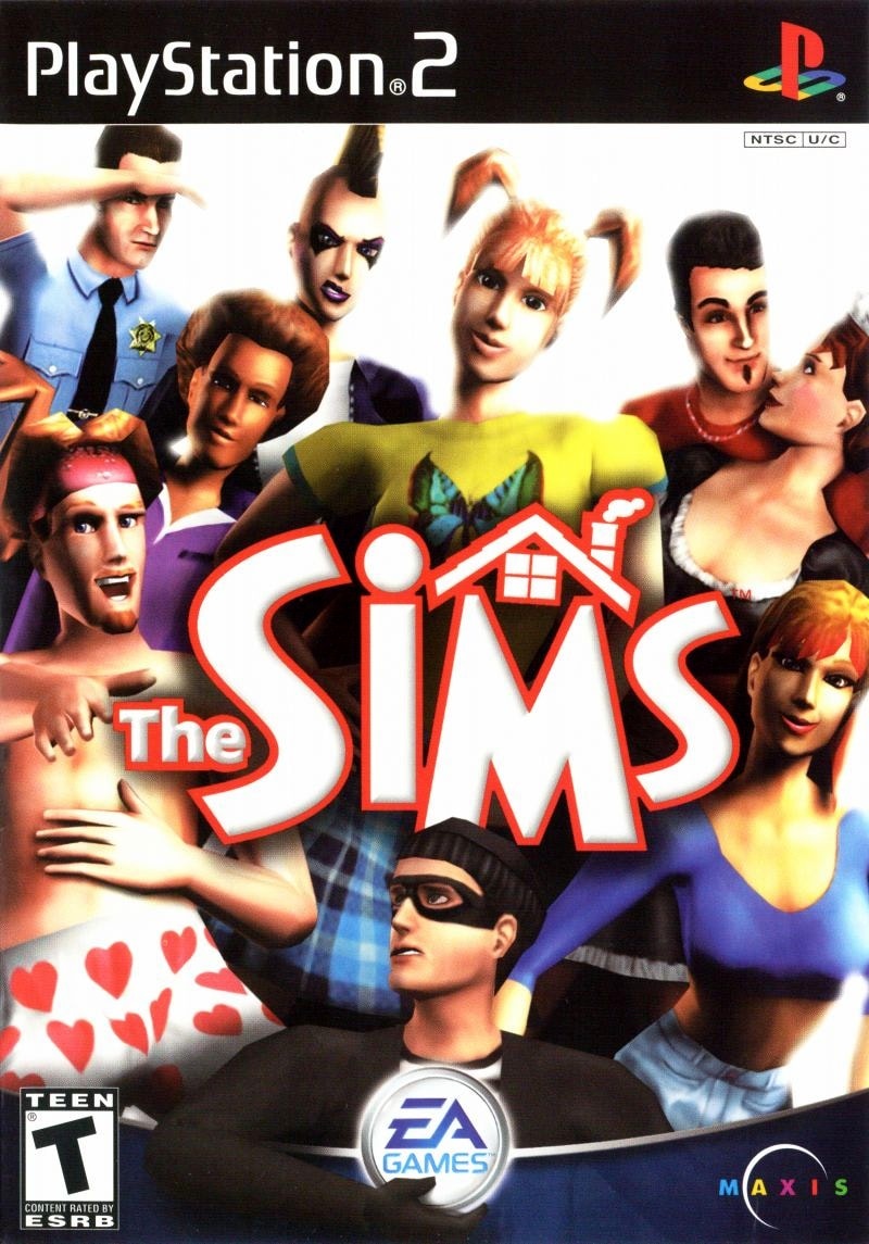 the sims playstation 2.Biaer9uz